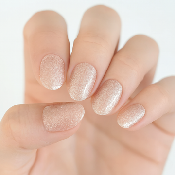 Champagne Semi Cured Gel Nail Sticker Kit