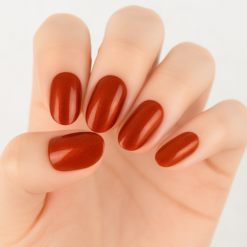Burnt Ember Semi Cured Gel Nail Sticker Kit
