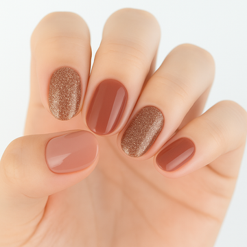 Glitter & Glow Semi Cured Gel Nail Sticker Kit