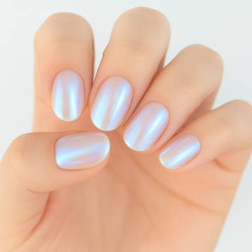 Mother of Pearl Semi Cured Gel Nail Sticker Kit