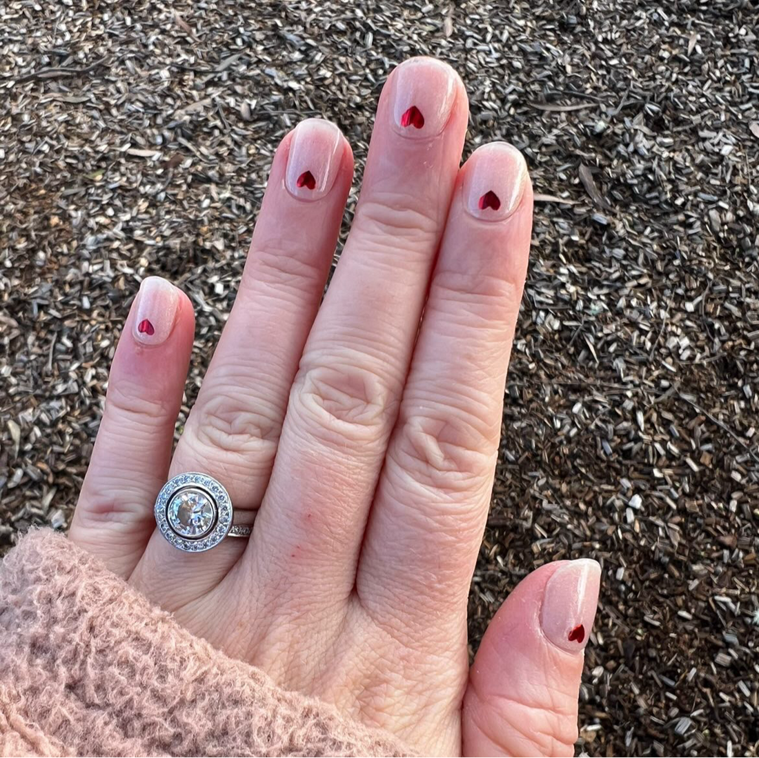 Mini Hearts Semi Cured Gel Nail Sticker Set | Sunday Nails AU